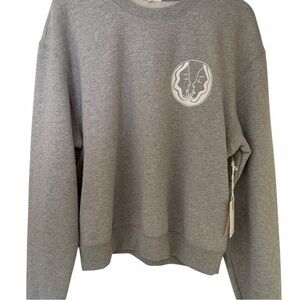 Good American Gray‎ Crew Neck Sweater